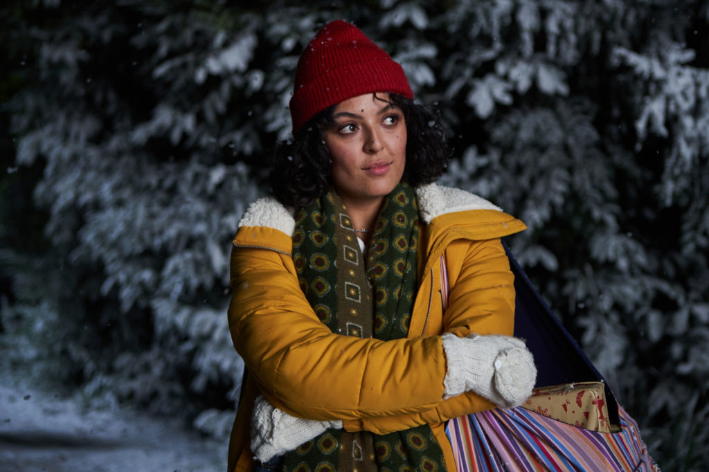 Cora Kirk as Hayley in "Your Christmas or Mine?"