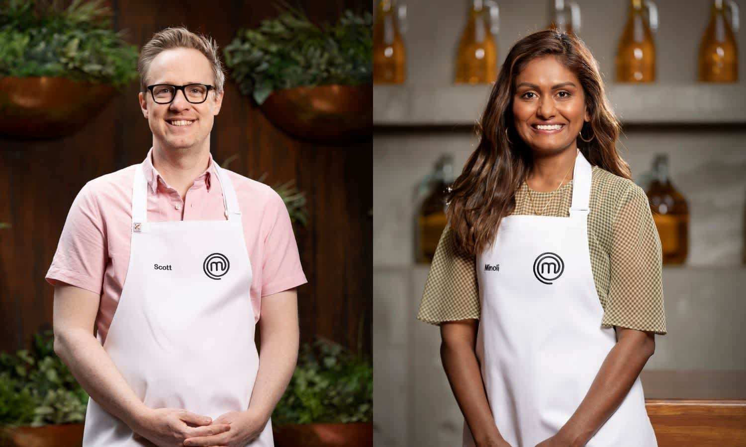 Minoli and Scott Masterchef Australia