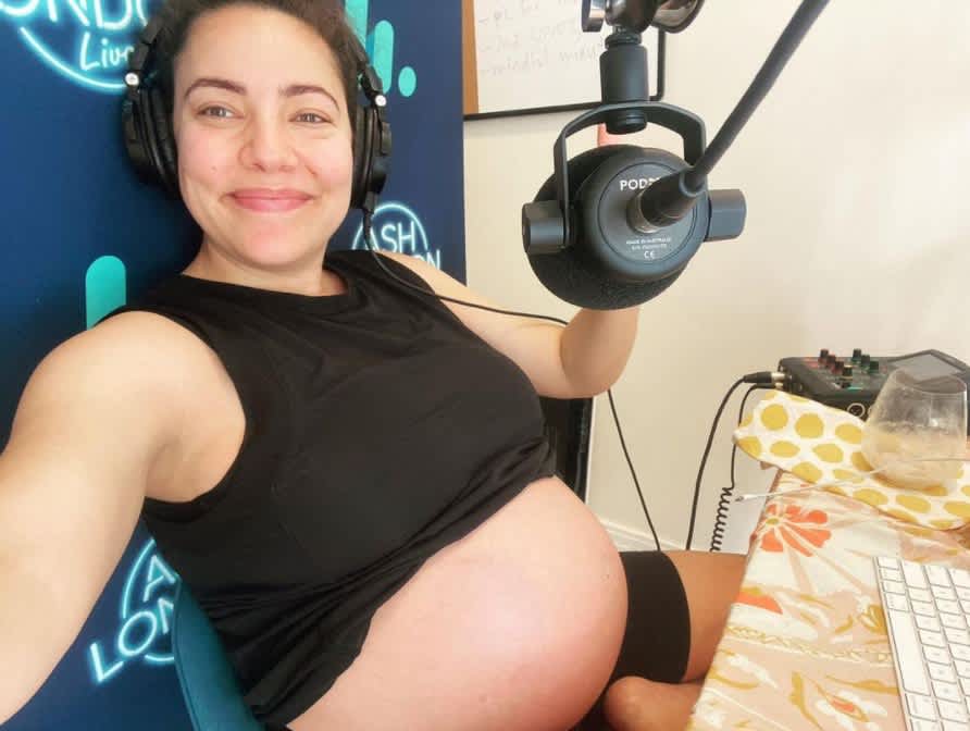 Ash London pregnant
