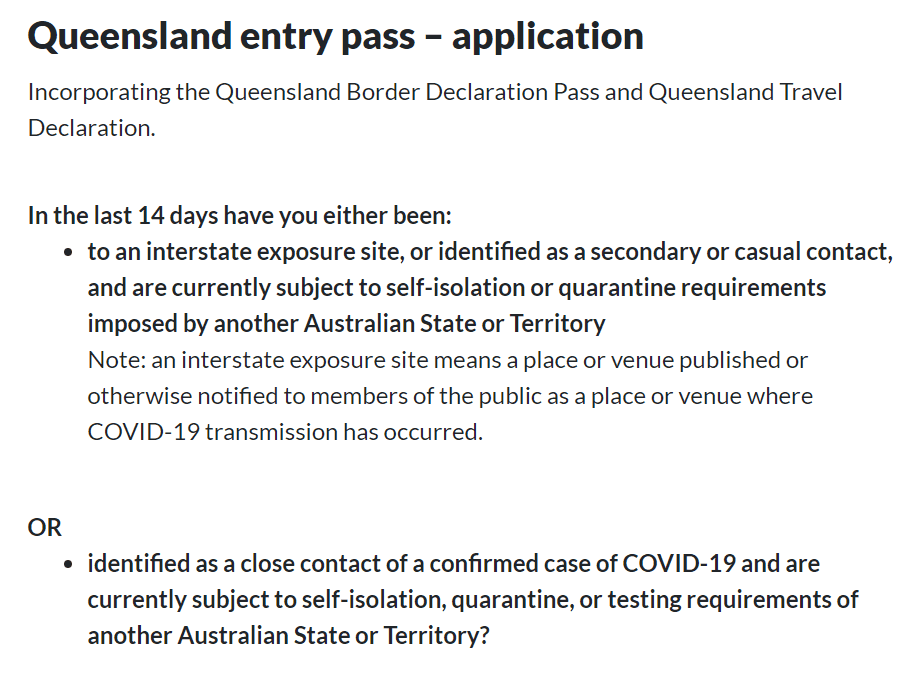 queensland border pass