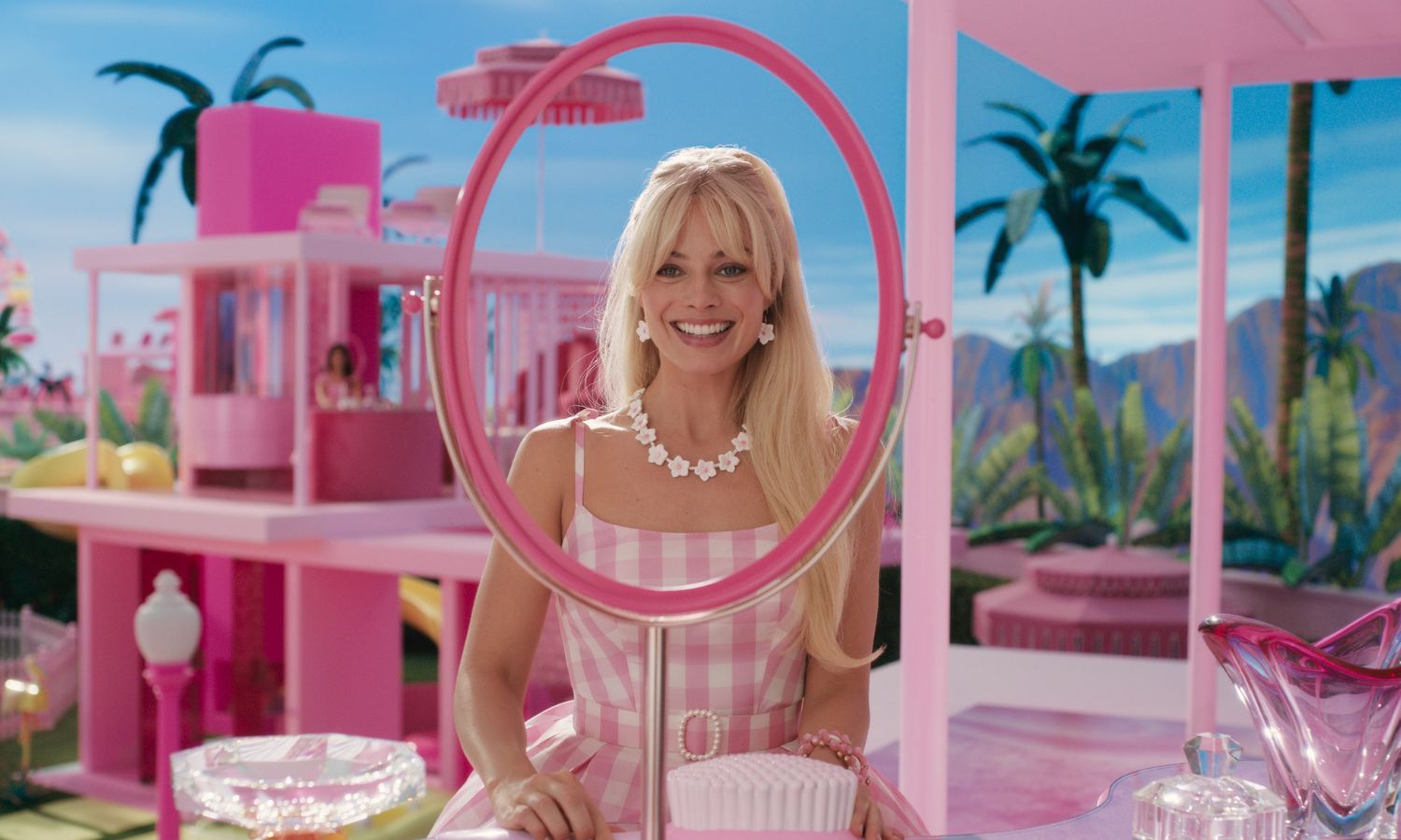 Margot Robbie in Greta Gerwig's Barbie movie.
