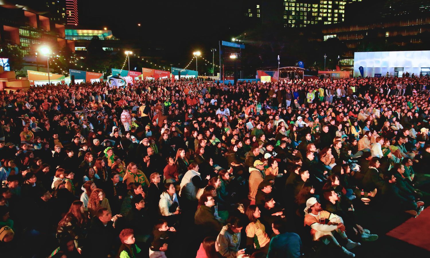 An image showing fans watching australia in sydney
